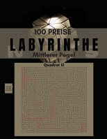 100 Labyrinth Preise: R�tselb�cher f�r Erwachsene und Jugendliche - 100 gro�formatige R�tsel; stundenlanger R�tselspa� mit Denkspielen 5896434847 Book Cover
