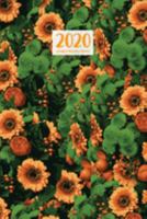 2020 Weekly & Monthly Planner: January 1, 2020 - December 31, 2020 | Priorities and To Do Column | Goals Setting Page | Orange Aster (Flowery Floral) 1691606170 Book Cover