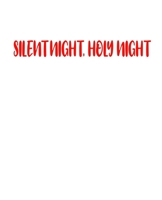 Silent Night, Holy Night: A decorative book for coffee tables, bookshelves, end tables, and interior design styling - Housewarming Gift Decorum - stack decor books together to create a custom look to 1671747453 Book Cover