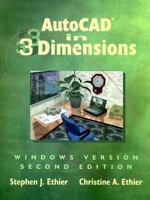 AutoCAD in 3 Dimension, Windows Version 0133537560 Book Cover