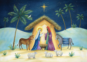 Holy Night Deluxe Boxed Holiday Cards