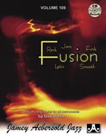 Play-A-Long Series, Vol. 109, Fusion Plus: Jazz, Funk, Latin, Smooth (Book & CD Set) 156224146X Book Cover
