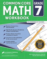 7th grade Math Workbook: CommonCore Math Workbook 1949383059 Book Cover