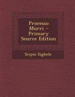 Processo Murri 1022526871 Book Cover