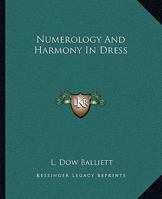 Numerology And Harmony In Dress 1425316549 Book Cover