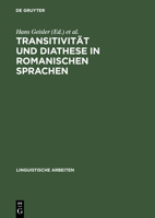 Transitivit T Und Diathese in Romanischen Sprachen 3484303921 Book Cover