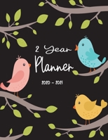 Planner 2020-2021 2 Year: Two Years Planner Calendar Personalized January 2020 up to December 2021 Business Planners with Holidays Contains extra ... boxes to write events (2 year garden planner) 169288171X Book Cover