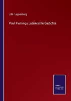 Paul Flemings Lateinische Gedichte 3375073127 Book Cover