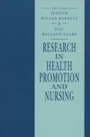 Research in Health Promotion and Nursing 0333601343 Book Cover