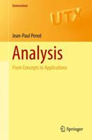 Analysis: From Concepts to Applications 3319324098 Book Cover