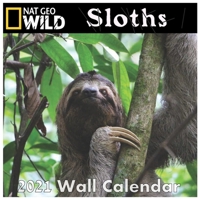 Sloth Calendar 2021: Sloth calendar 2021 "8.5x8.5" Inch 16 Months JAN 2021 TO APR 2022 finished adn Glossy B08RB5NKF9 Book Cover