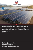 Propriétés optiques du ZnS dopé au Cu pour les cellules solaires (French Edition) 6208155592 Book Cover