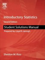 Student Solutions Manual for Introductory Statistics 0120885514 Book Cover
