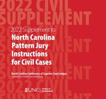 June 2022 Supplement to North Carolina Pattern Jury Instructions for Civil Cases 1642380695 Book Cover