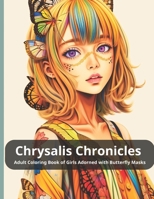 Chrysalis Chronicles Adult Coloring Book of Girls Adorned with Butterfly Masks B0CGKNTPNW Book Cover