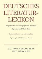 Deutsches Literatur Biographisch 3907820193 Book Cover