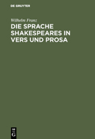 Die Sprache Shakespeares in Vers und Prosa 3484401087 Book Cover