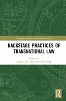 Backstage Practices of Transnational Law 1032241233 Book Cover