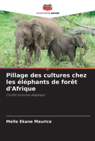Pillage des cultures chez les éléphants de forêt d'Afrique: Conflit homme-éléphant (French Edition) 6206824918 Book Cover