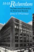H.H. Richardson: Architectural Forms for an American Society 0226620700 Book Cover