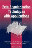 Zeta Regularization Techniques with Appl 9810214413 Book Cover