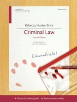 Criminal Law Concentrate 0199587728 Book Cover
