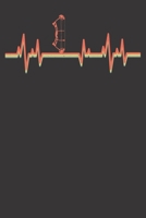 Notebook: Bow Hunting Vintage Retro Heartbeat Gift College Ruled 6x9 120 Pages 1089115105 Book Cover