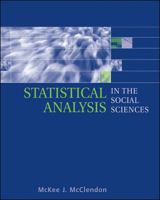 Statistical Analysis in the Social Sciences 0534637833 Book Cover