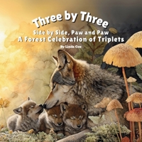 Three by Three, Side by Side, Paw and Paw: A Heartfelt Forest Tale of Triplet Love, Animal Snuggles, and the Joy of Growing Together B0F5NX2BB8 Book Cover