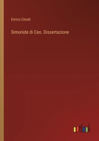Simonide di Ceo. Dissertazione (Italian Edition) 3368715933 Book Cover