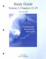 Study Guide, Volume 2, Chapters 12-25 for Use with Fundamental Accounting Principles 0073266388 Book Cover