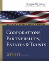 Study Guide for Hoffman/Raabe/Smith/Maloney S South-Western Federal Taxation 2010: Corporations, Partnerships, Estates and Trusts 0324829051 Book Cover