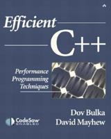 Efficient C++: Performance Programming Techniques 0201379503 Book Cover