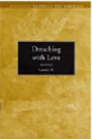 Detaching with Love 0894862324 Book Cover