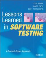 Lessons Learned in Software Testing 0471081124 Book Cover