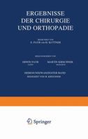 Ergebnisse Der Chirurgie Und Orthopadie: Siebenundzwanzigster Band 364289237X Book Cover