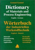 German-English Dictionary of Materials and Process Engineering 1569902216 Book Cover