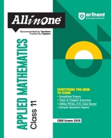 AIO CBSE Applied Mathematics 11th 9368408149 Book Cover