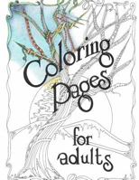 Adult Coloring Book: Trees: Artist Drawn Original Artwork 1530793564 Book Cover