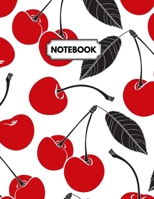 Notebook: Elegant Cherries Daily Journal, Ruled White Paper, Blank Lined Note Book To Write In 167406490X Book Cover