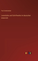 Lesestücke und Schriftwerke im deutschen Unterricht 336860175X Book Cover