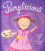 Purplicious: A Paper-Over-Board Book for Kids (Pinkalicious) 0063437015 Book Cover