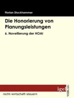 Die Honorierung Von Planungsleistungen 3868151370 Book Cover