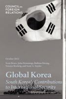 Global Korea: South Korea's Contributions to International Security 0876095422 Book Cover