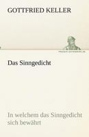 Das Sinngedicht 8027319838 Book Cover