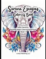 Serene Escapes Coloring Book: Safari Serenity: Mandala Magic Coloring Adventure Book 1 (Serene Escapes: Safari Serenity: Mandala Magic Coloring Adventure) B0CSWMRYFR Book Cover