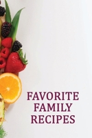 FAVORITE FAMILY RECIPES 1661670881 Book Cover