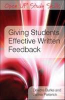 Giving Students Effective Written Feedback 0335237452 Book Cover