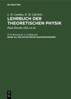 Relativistische Quantentheorie 3112569253 Book Cover