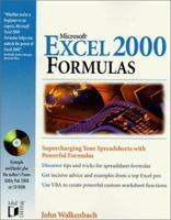 Excel 2000 Formulas 0764546090 Book Cover